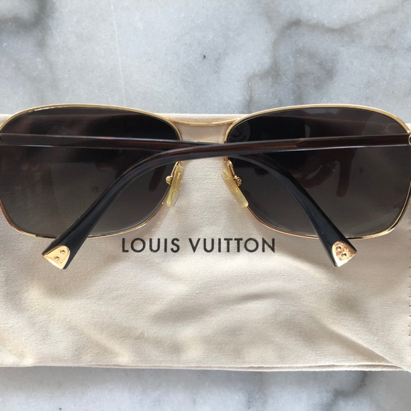 Authentic LOUIS VUITTON DAM EBENE GOLD Z0251U - Picture 2 of 7